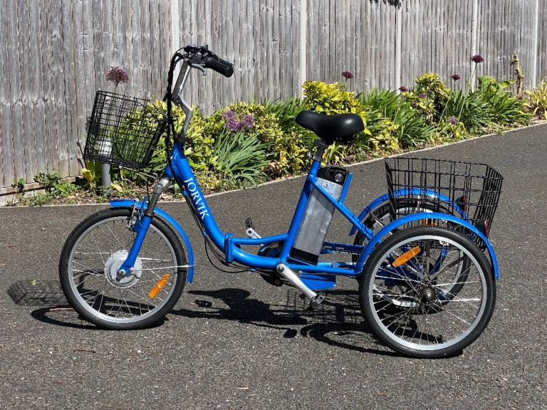 Jorvik E Trike : Blue : 20in.