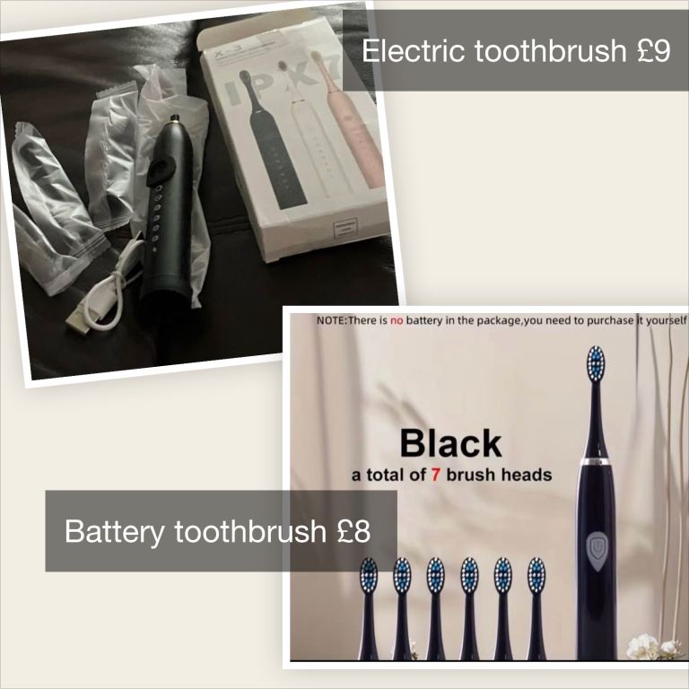 New Toothbrushes —No offers 