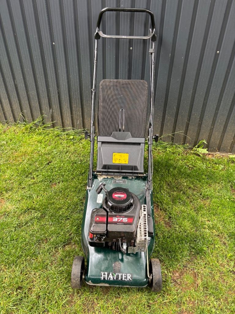 Hayter hawk petrol lawnmower 