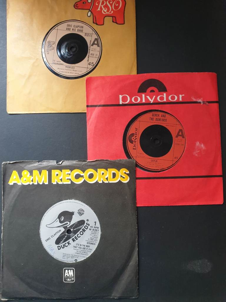 ERIC CLAPTON, 7 INCH SINGLES 