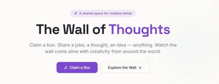 The Wall of Thoughts