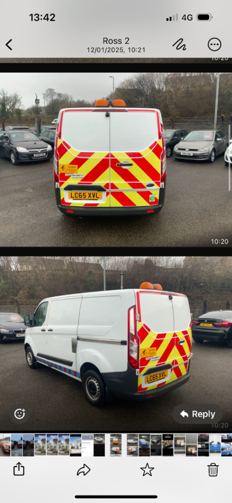 Ford, TRANSIT CUSTOM, Panel Van, 2016, Manual, 2198 (cc)