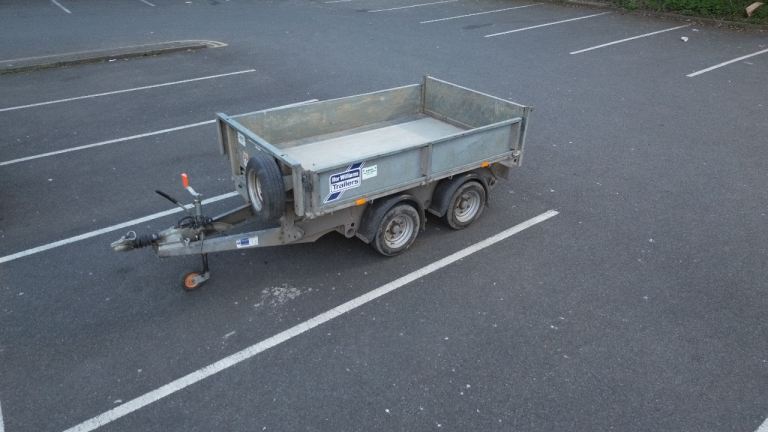 Ifor Williams TT2515 tipping trailer 2018, braked trailer