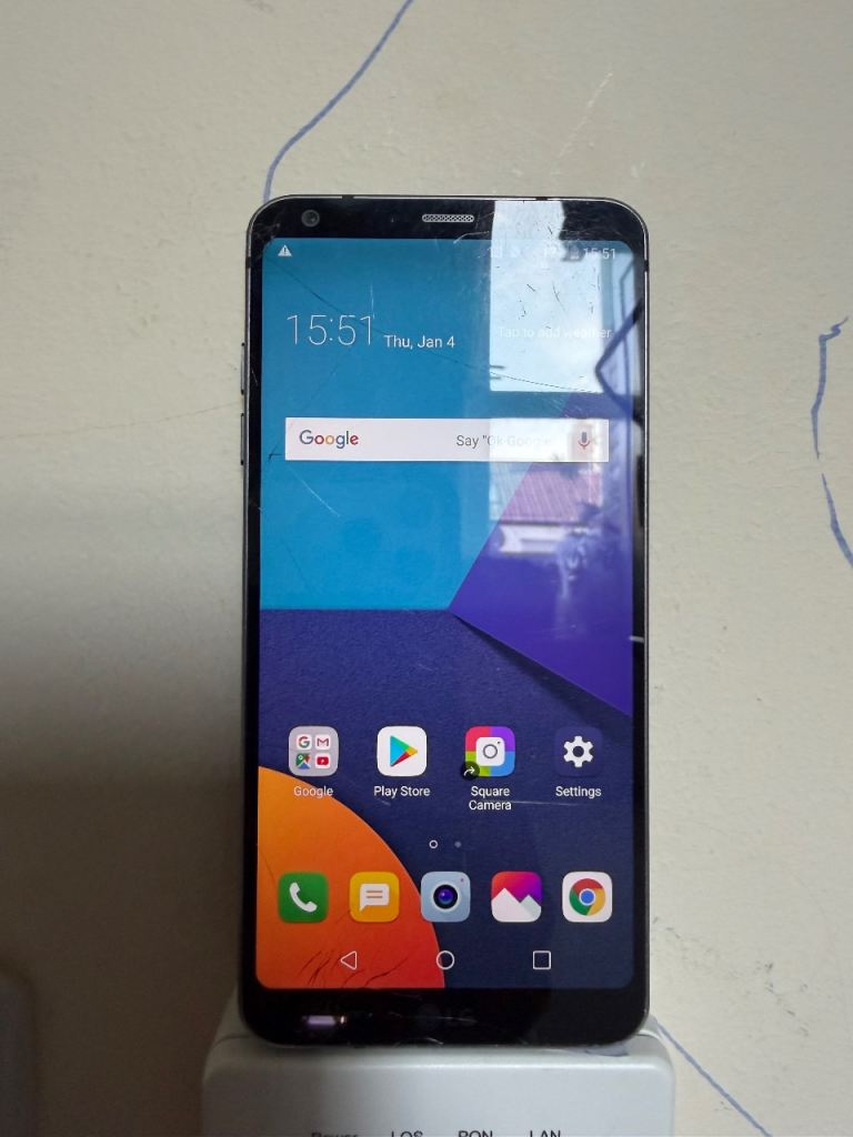 LG G6 Mobile Phone – Black, Fair Condition