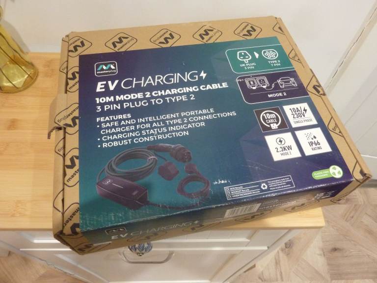 Masterplug 10M EV charging cable NEW