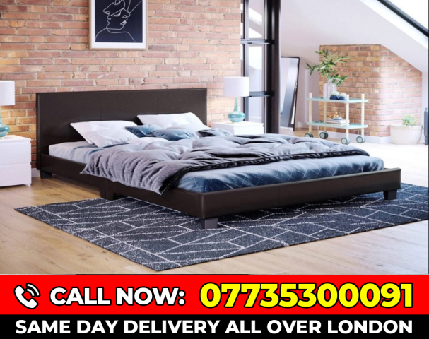 ベッドフレーム Double bed for sale-Excellent condition FREE Double Bed with Base and Headboard – Good Condition, £82.00
