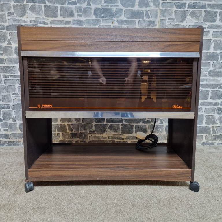 Vintage Philips “Hostess” Electric Hot Cupboard / Server on Castors