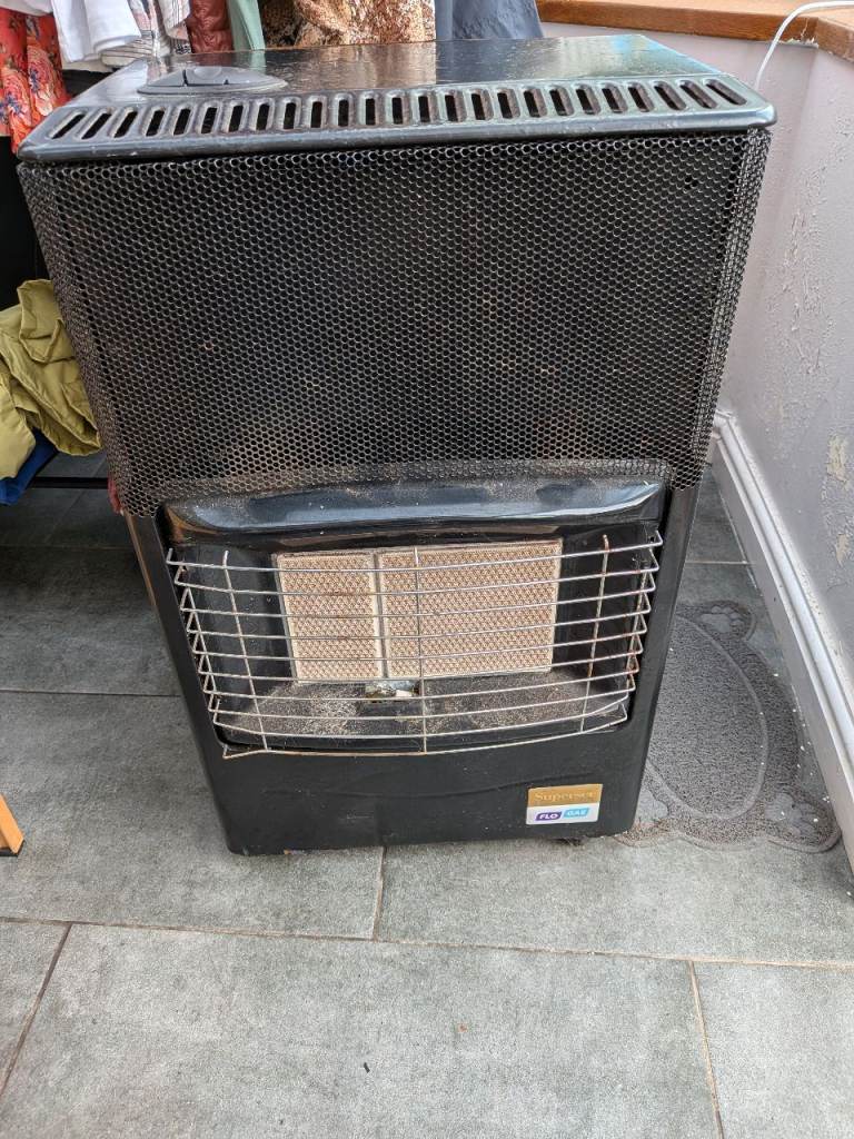 Portable Gas Heater – Black, Good Condition