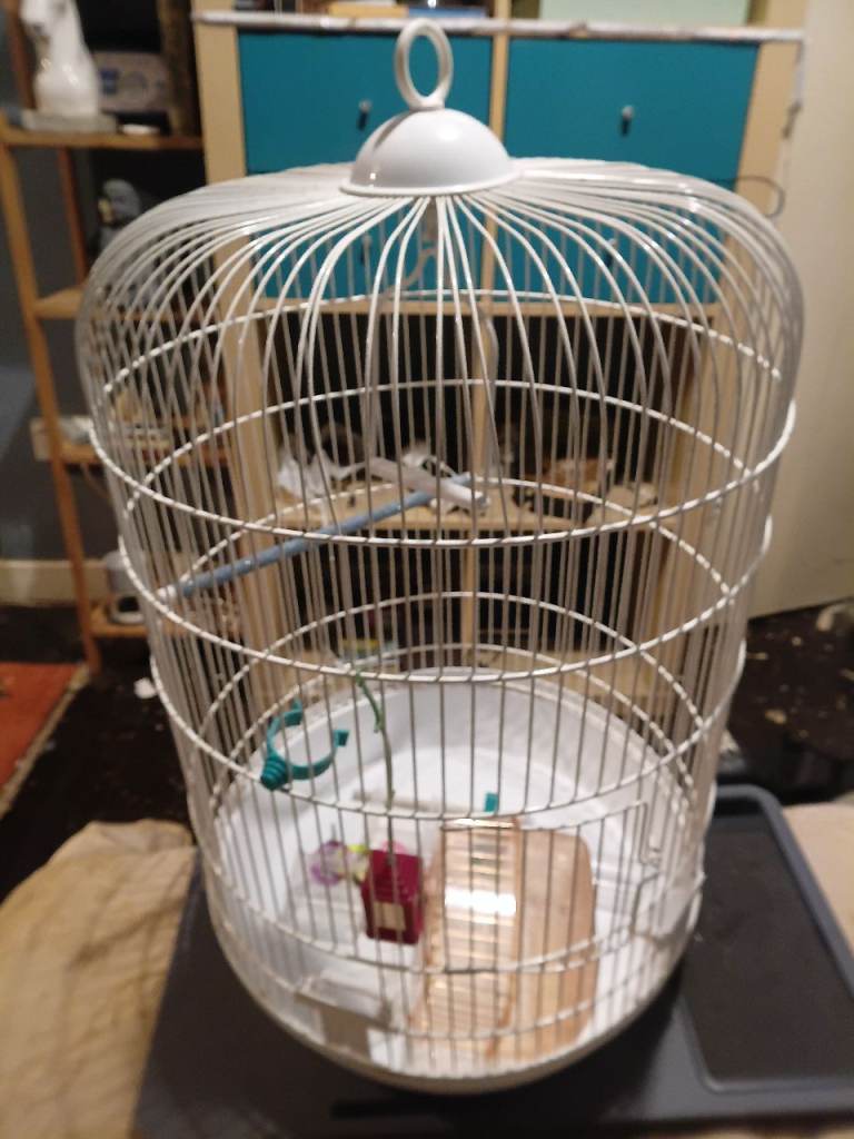 Large Bird Cage with Accessories – Good Condition