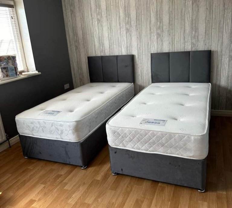 Single Divan Bed & Mattress | Cash on Delivery | UK Wide