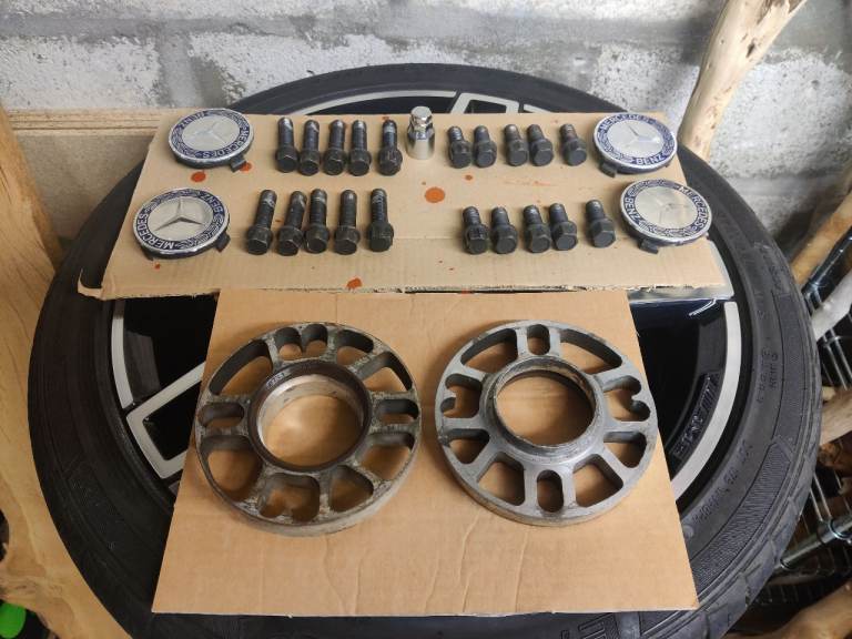 20mm wheel spacers with bolts.