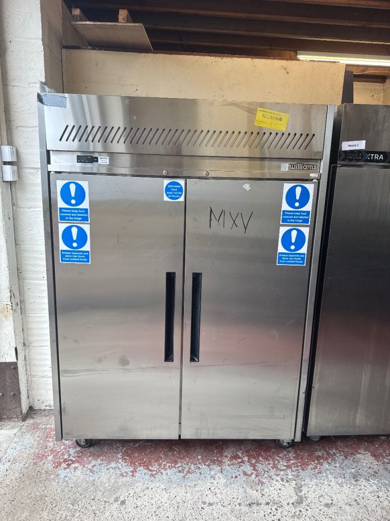 Commercial Williams double door fridge cafe shop restaurant 
