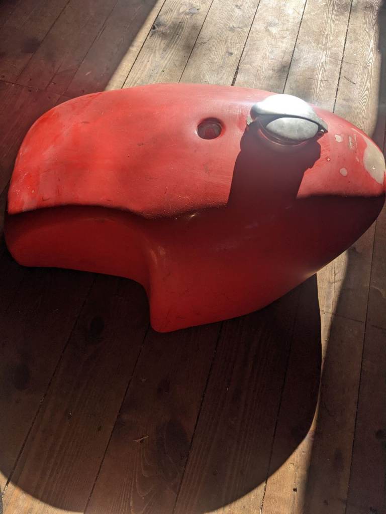 Vintage cafe racer fuel tank..Triton etc