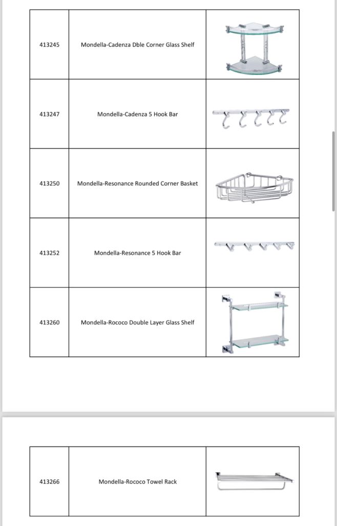 Bathroom accessories