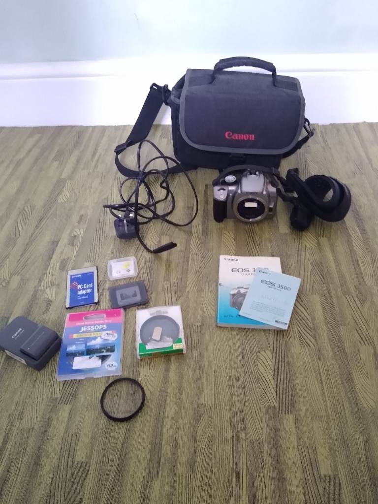 Canon EOS 350D Digital Camera Body and accessories
