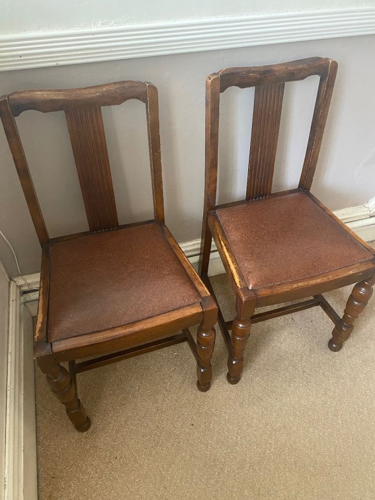 Pair of dining chairs