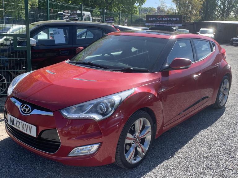 2012 Hyundai Veloster 1.6 GDi Sport Hatchback 4dr Petrol Manual Euro 5 (140 ps) Hatchback Petrol ...