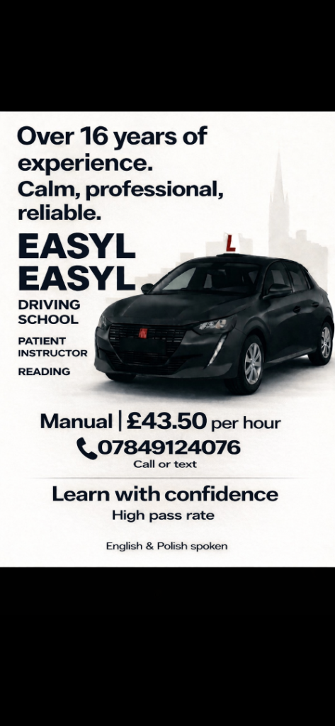 Driving lessons Reading Manual 