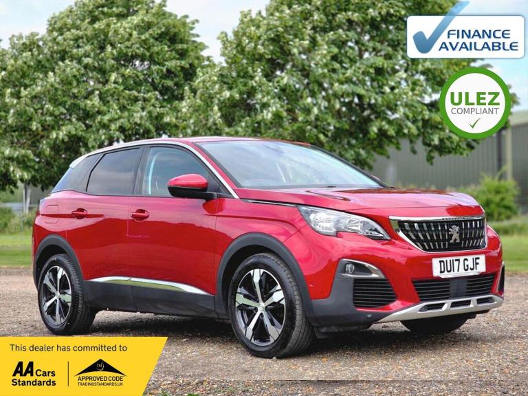 2017 Peugeot 3008 1.6 THP Allure EAT Euro 6 (s/s) 5dr HATCHBACK Petrol Automatic