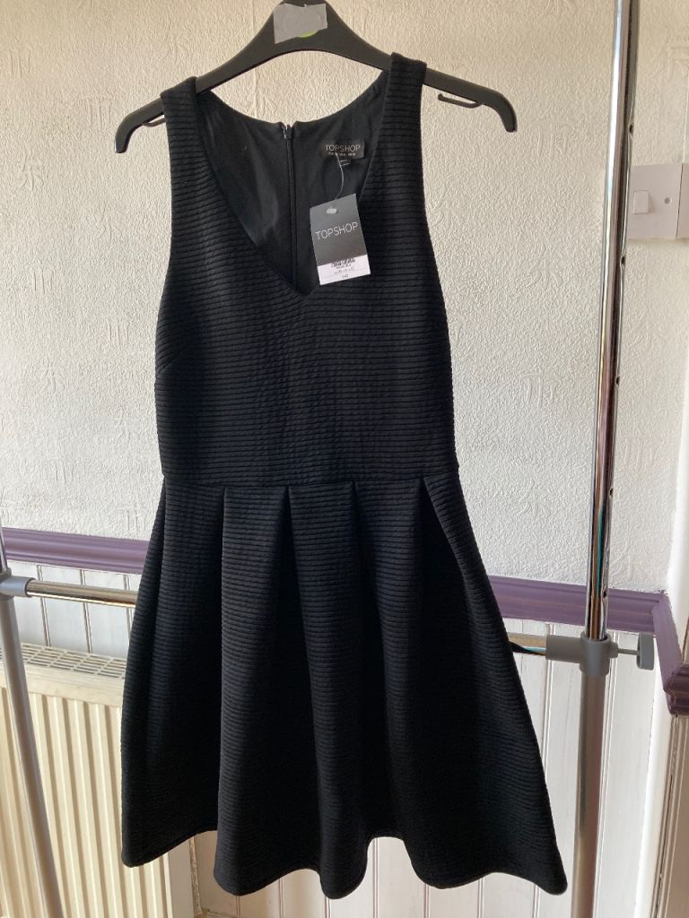 Top shop ladies black dress size 12