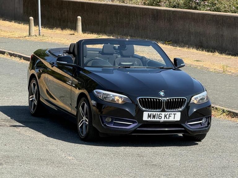 2016 BMW 2 Series 2.0 218d Sport Euro 6 (s/s) 2dr CONVERTIBLE Diesel Manual