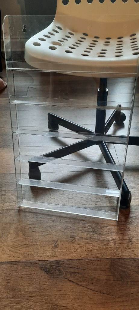 Clear Acrylic gel polish display stands and leaflet holders