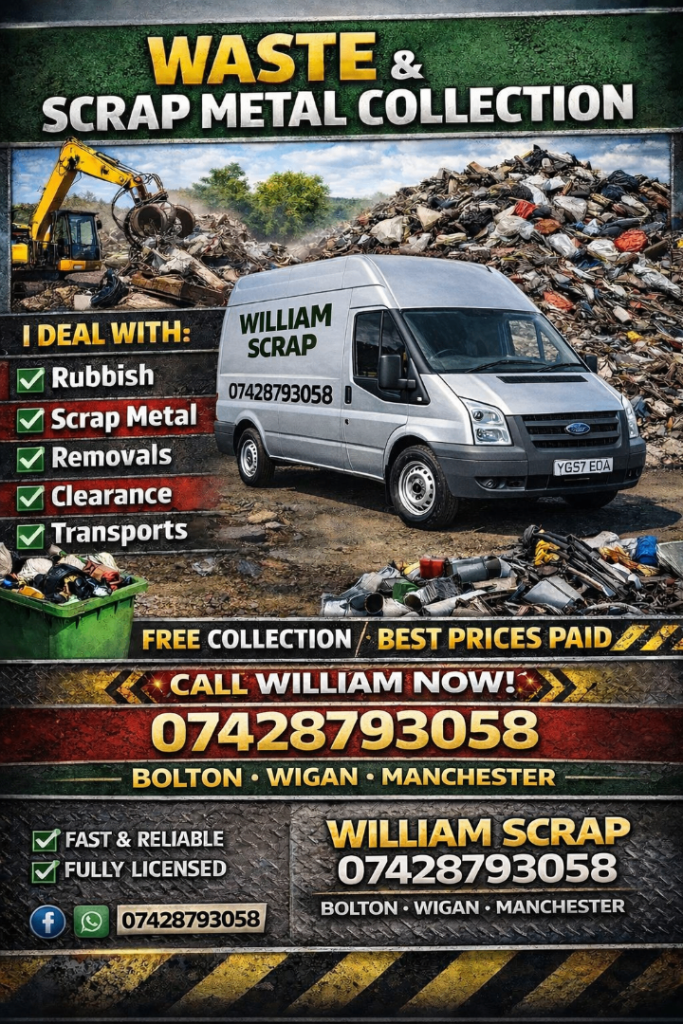 Hi everyone I’m collecting free scrap metals 