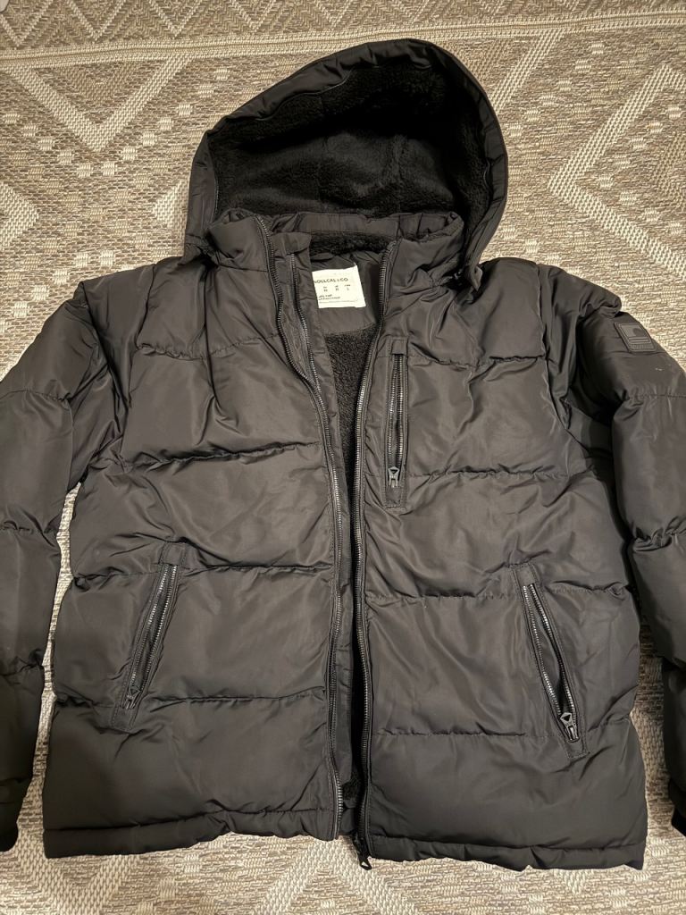 2 Zip Bubble Jacket Mens