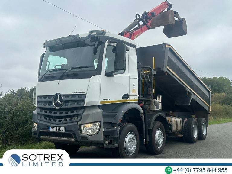 Mercedes-Benz Arocs 3240 8 X 4 Tipper with Grab