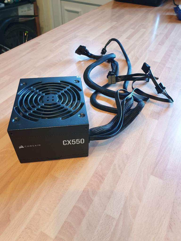 550W 80+ Bronze Certified Corsair Desktop PC Power Supply