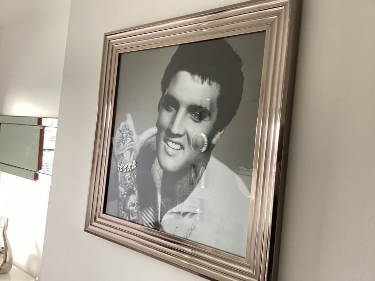 Elvis silver photo frame 