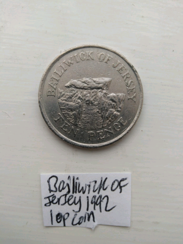 1906 1p & Bailiwick Jersey 10p Coins Rare