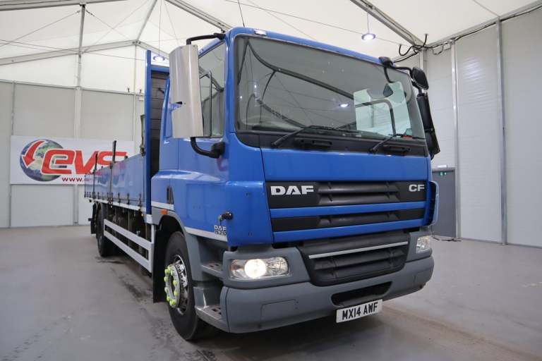 2014 (14 PLATE) DAF CF75.360 DROPSIDE 6x2 Euro 6 Flatbed