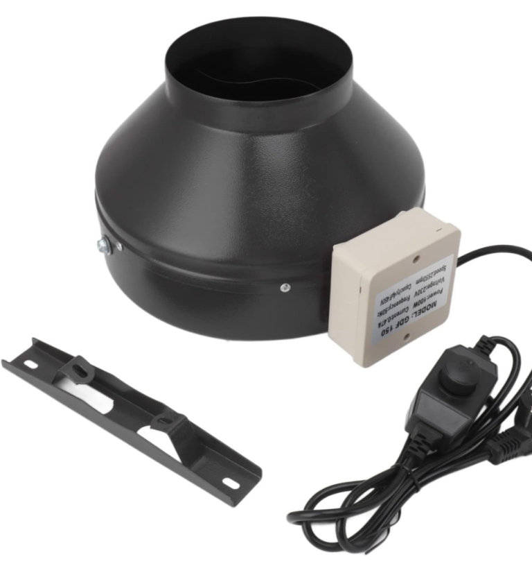 Adjustable Speed ​​Duct Fan, Easy to Use In-Line Duct Fan