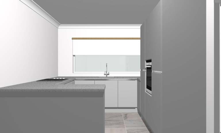 Brand New True Handleless Kitchen Cabinets For Sale