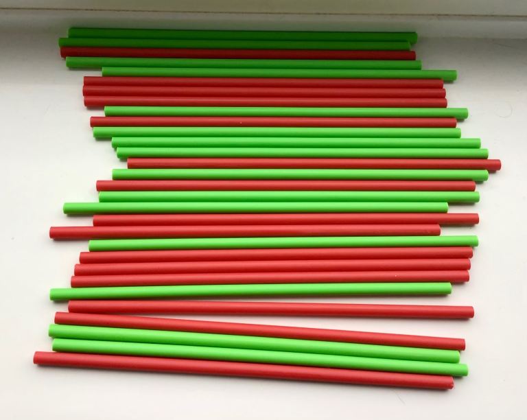 image for NEW 30 solid plastic rods, sticks. Crafts, lollipops, cake pops. LOTS of uses !