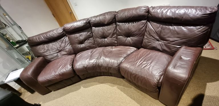 Leather sofa for giveaway 
