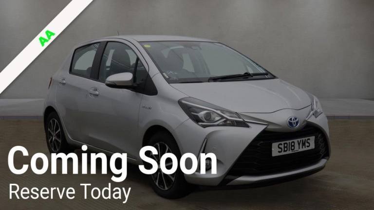 2018 Toyota Yaris 1.5 Hybrid Icon Tech 5dr CVT HATCHBACK PETROL/ELECTRIC Automatic
