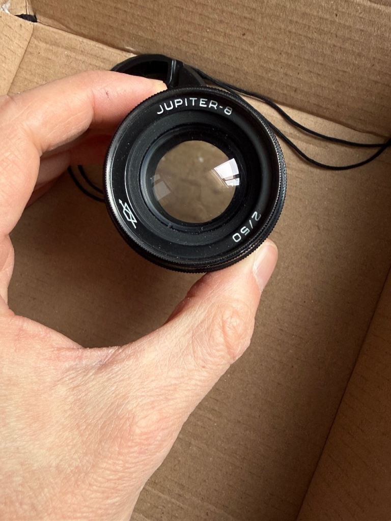 Jupiter-8 2/50 Vintage Camera Lens – Good Condition