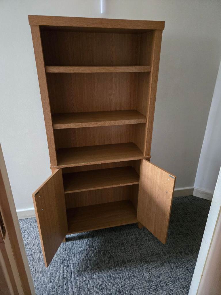 Pine wooden storage cabinet