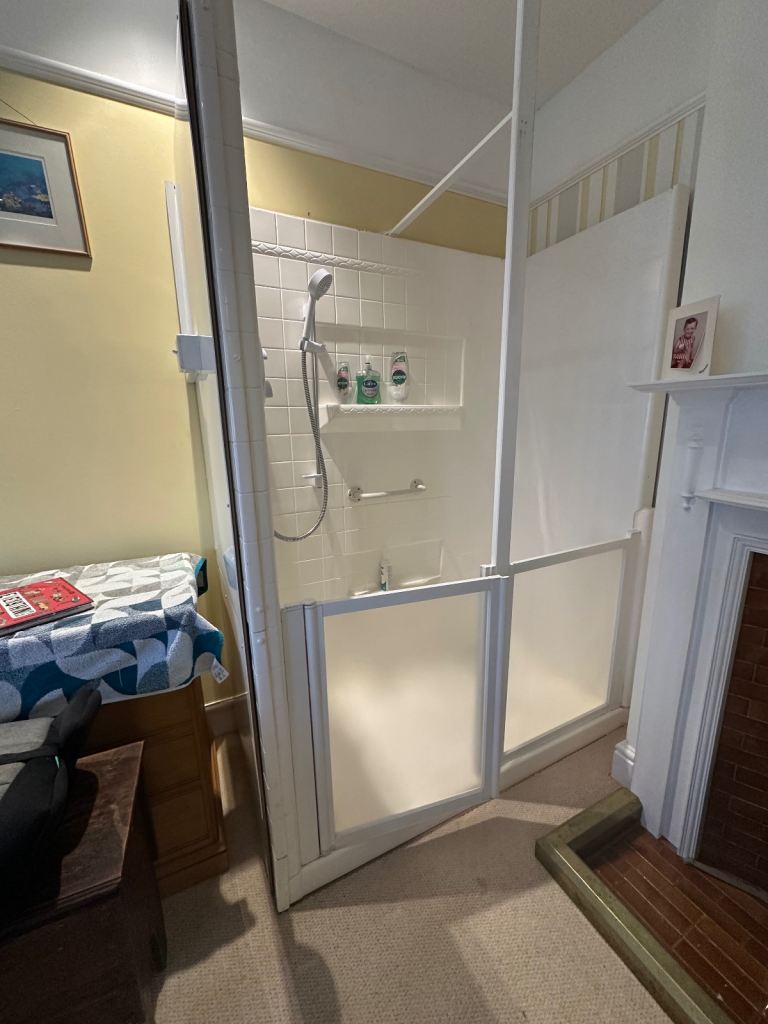 Stand alone disabled shower (Mira)