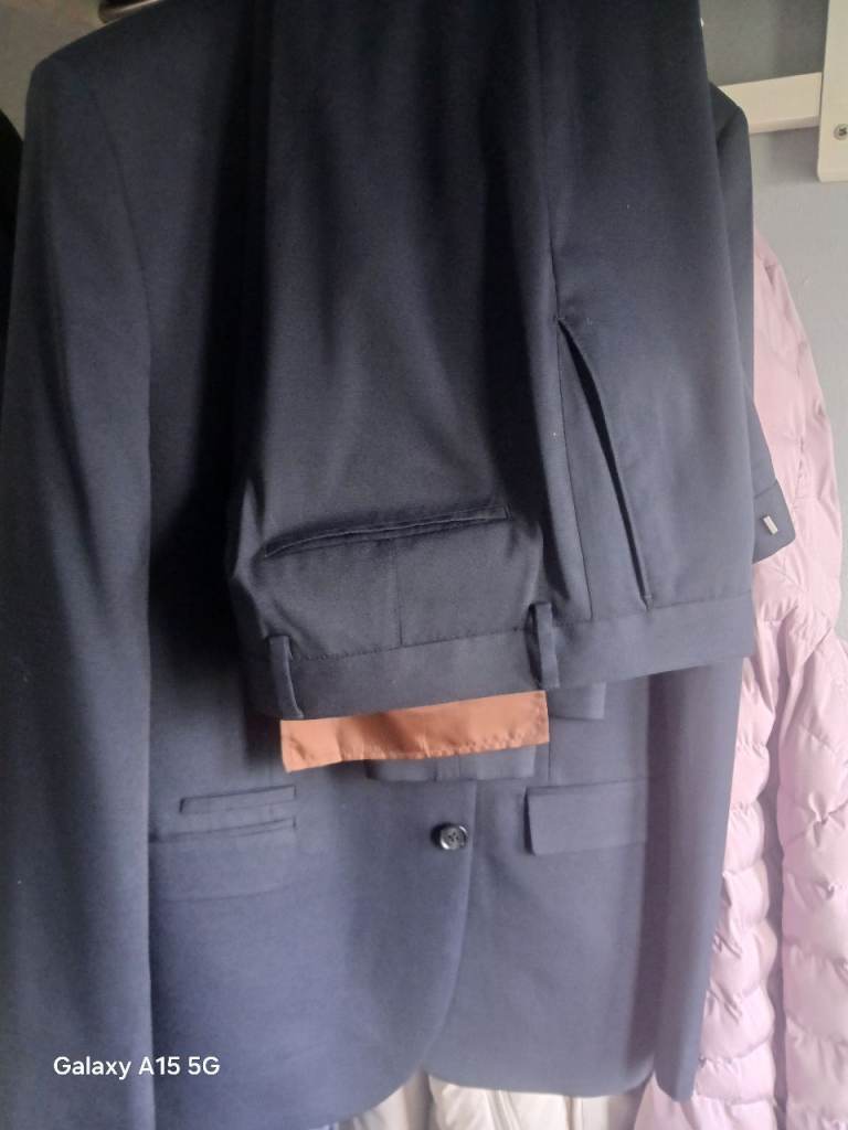 Mens dark blue suit
