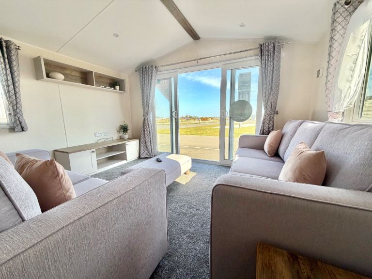 Very cheap brand new static caravan with patio doors Alnwick Springs 5 Star Park 
