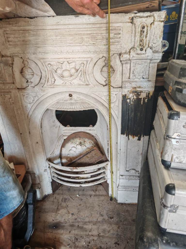 Old Cast Iron Fireplaces - needing restoration