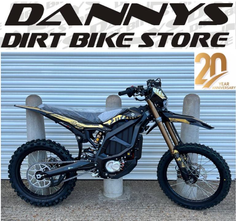 DANNYS DIRT BIKES NEW BLACK SURRON ULTRA BEE 21KW ELECTRIC DIRT BIKE SUR RON 