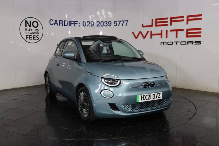 2021 Fiat 500e C 42kWh Icon 2dr Convertible Auto (SAT NAV, BLUETOOTH, ELECTRIC HOOD) Convertible ...