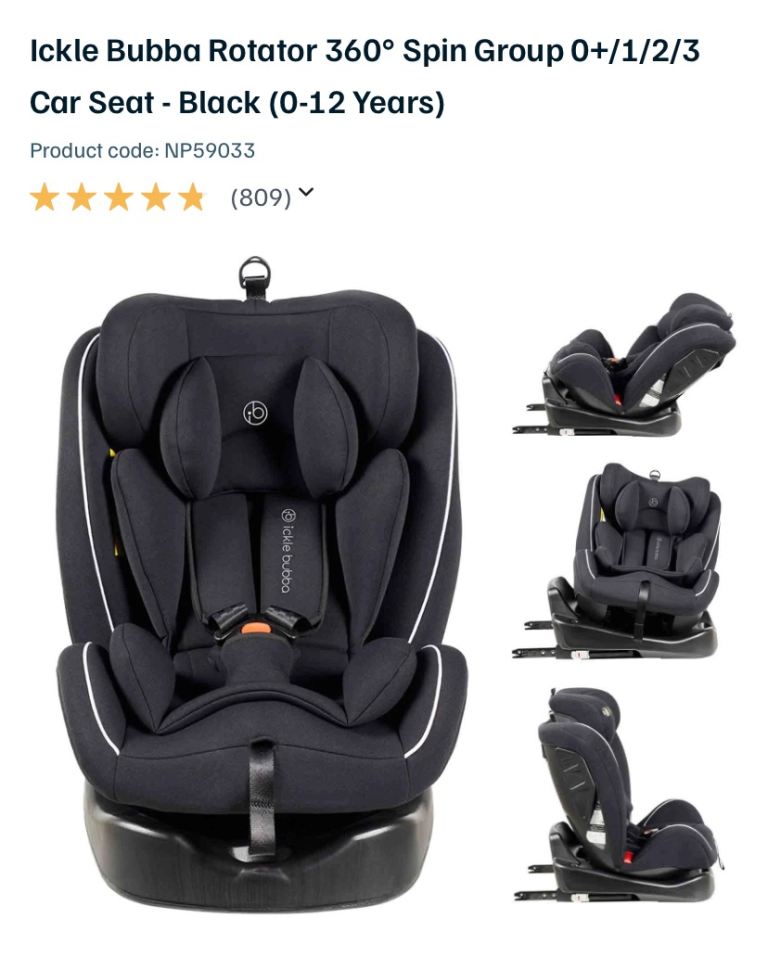 Ickle bubba rotator isofix 360 spin