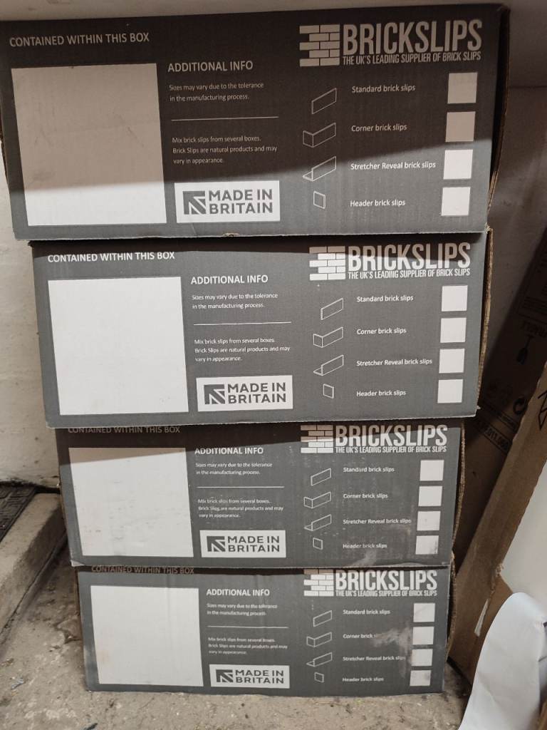 **NEW **RED BRICK SLIPS + SPLASH BACK + TOOLS 