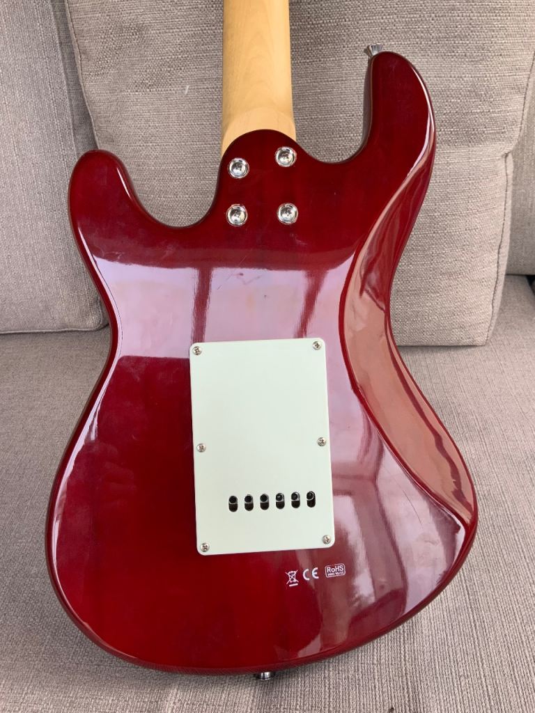 3/4 scale Stratocaster style electric guitar + accessories 