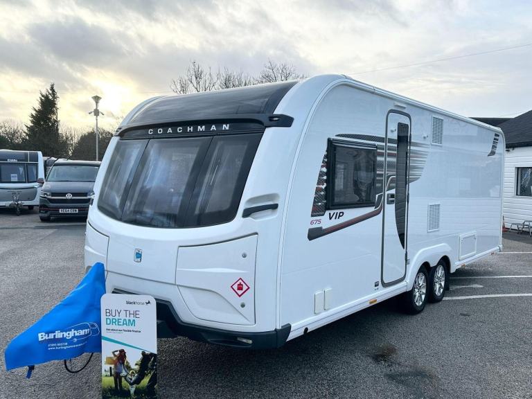 Coachman Vip 675 ATC / Wet Central Heating / Full size fridge freezer